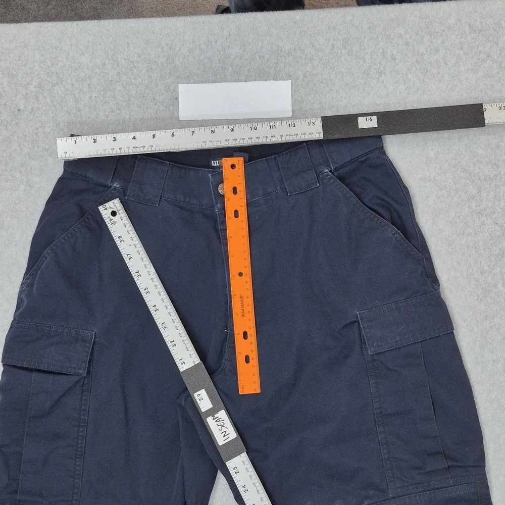 5.11 Tactical Series Men Pants L Blue Cargo Relaxed Fit TDU READ